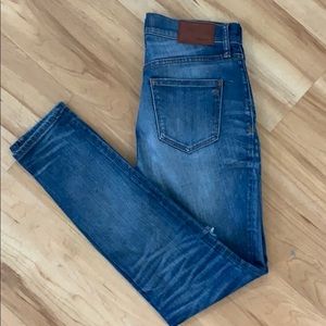 Madewell high riser skinny skinny jeans size 27